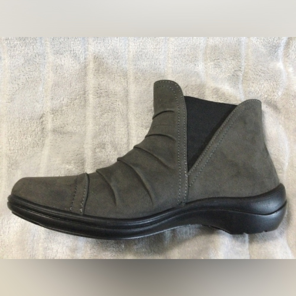 Romika Gray Suede Ankle Boots EU 37 US 6 to 6.5 - Picture 10 of 12